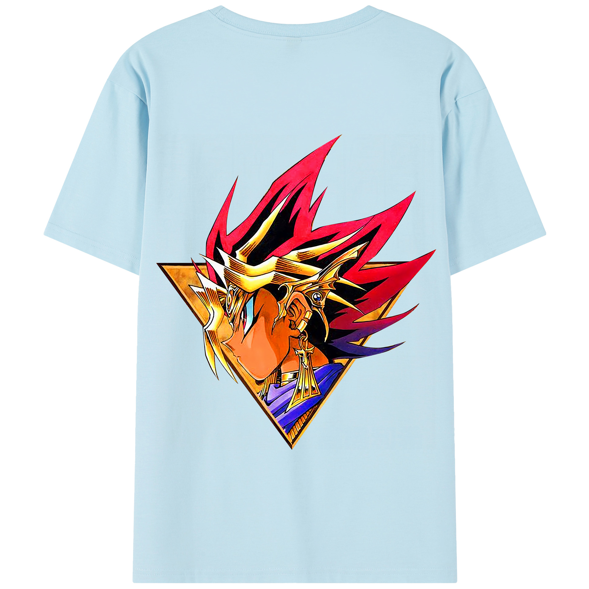 （画像用） 遊☆戯☆王 Yu-Gi-Oh! 綿100％半袖Tシャツ（背面プリント）